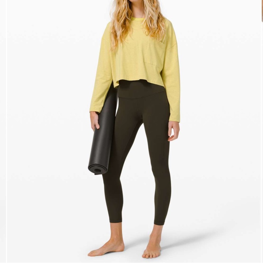 Lululemon Align High-Rise Pant 25" | Dark Olive